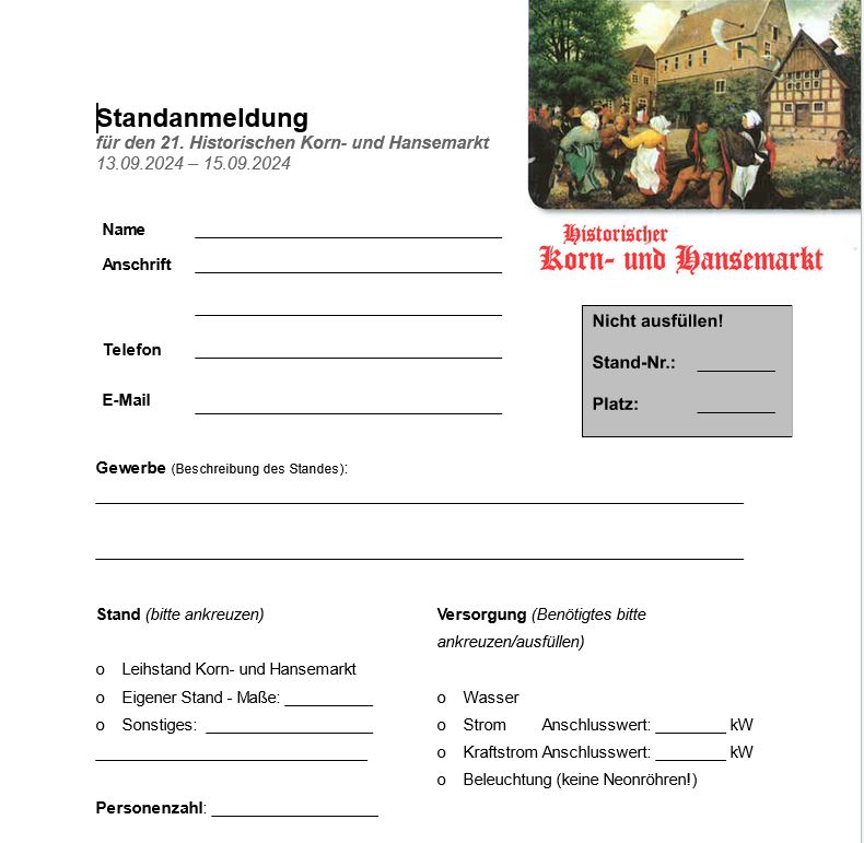 standanmeldung
